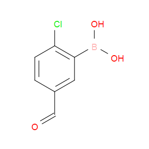 2-氯-5-甲酰基苯硼酸