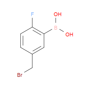 5-溴甲基-2-氟苯硼酸