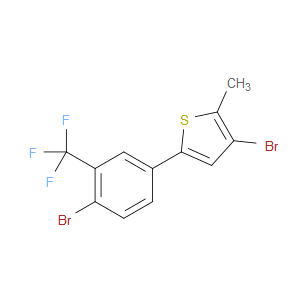 3-bromo-5-(4-bromo-3-(trifluoromethyl)phenyl)-2-methylthiophene