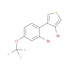 3-bromo-4-(2-bromo-4-(trifluoromethoxy)phenyl)thiophene
