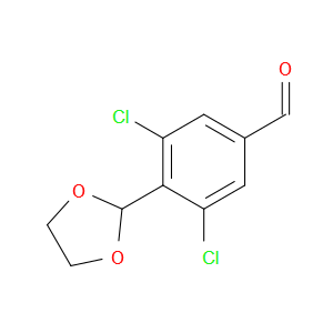 3,5-dichloro-4-(1,3-dioxolan-2-yl)benzaldehyde
