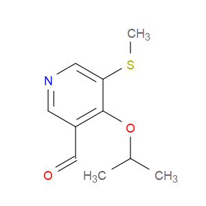 4-isopropoxy-5-(methylthio)nicotinaldehyde
