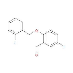 5-fluoro-2-((2-fluorobenzyl)oxy)benzaldehyde