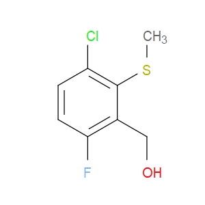 (3-chloro-6-fluoro-2-(methylthio)phenyl)methanol