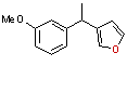 3-(1-(3-methoxyphenyl)ethyl)furan