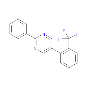 2-phenyl-5-(2-(trifluoromethyl)phenyl)pyrimidine
