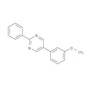 5-(3-methoxyphenyl)-2-phenylpyrimidine