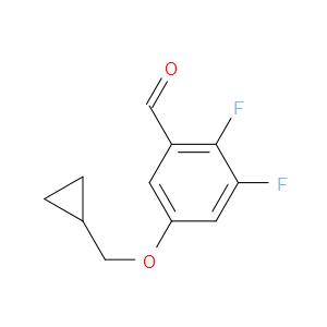 5-(cyclopropylmethoxy)-2,3-difluorobenzaldehyde