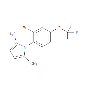 1-(2-bromo-4-(trifluoromethoxy)phenyl)-2,5-dimethyl-1H-pyrrole