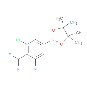 2-(3-chloro-4-(difluoromethyl)-5-fluorophenyl)-4,4,5,5-tetramethyl-1,3,2-dioxaborolane