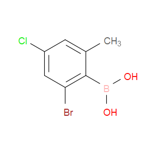 (2-bromo-4-chloro-6-methylphenyl)boronic acid