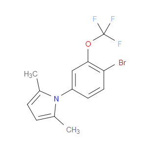 1-(4-bromo-3-(trifluoromethoxy)phenyl)-2,5-dimethyl-1H-pyrrole