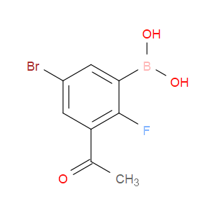 3-乙酰基-5-溴-2-氟苯硼酸