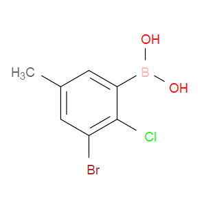 3-溴-2-氯-5-甲基苯硼酸