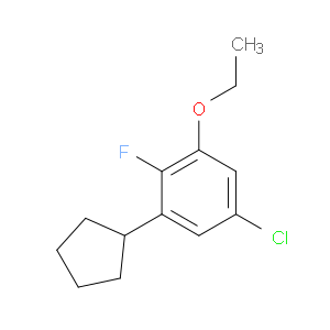 5-chloro-1-cyclopentyl-3-ethoxy-2-fluorobenzene