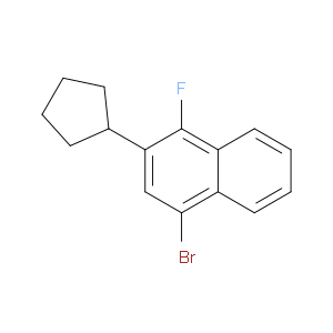 4-bromo-2-cyclopentyl-1-fluoronaphthalene