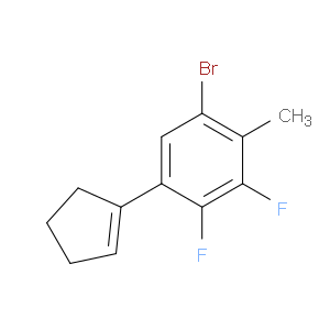 1-bromo-5-(cyclopent-1-en-1-yl)-3,4-difluoro-2-methylbenzene