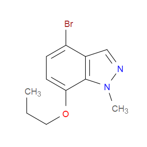 4-bromo-1-methyl-7-propoxy-1H-indazole