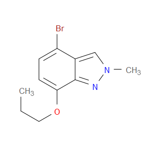 4-bromo-2-methyl-7-propoxy-2H-indazole