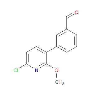 3-(6-chloro-2-methoxypyridin-3-yl)benzaldehyde