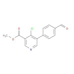 methyl 4-chloro-5-(4-formylphenyl)nicotinate