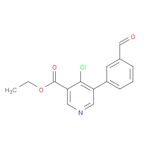 ethyl 4-chloro-5-(3-formylphenyl)nicotinate