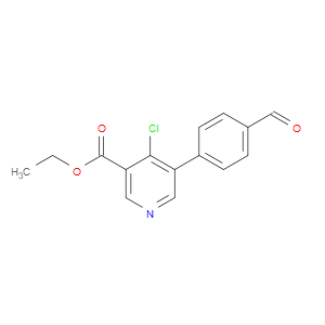 ethyl 4-chloro-5-(4-formylphenyl)nicotinate