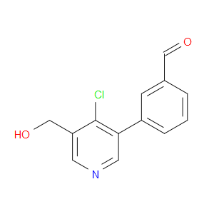 3-(4-chloro-5-(hydroxymethyl)pyridin-3-yl)benzaldehyde