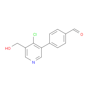 4-(4-chloro-5-(hydroxymethyl)pyridin-3-yl)benzaldehyde