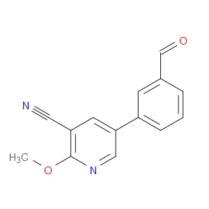 5-(3-formylphenyl)-2-methoxynicotinonitrile