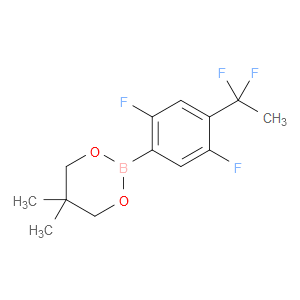 2-(4-(1,1-difluoroethyl)-2,5-difluorophenyl)-5,5-dimethyl-1,3,2-dioxaborinane