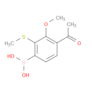 (4-acetyl-3-methoxy-2-(methylthio)phenyl)boronic acid
