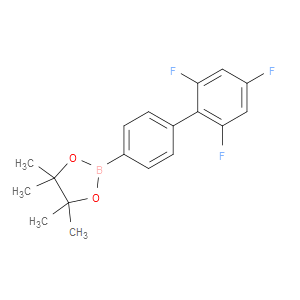 4,4,5,5-tetramethyl-2-(2',4',6'-trifluoro-[1,1'-biphenyl]-4-yl)-1,3,2-dioxaborolane