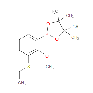 2-(3-(ethylthio)-2-methoxyphenyl)-4,4,5,5-tetramethyl-1,3,2-dioxaborolane