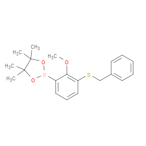 2-(3-(benzylthio)-2-methoxyphenyl)-4,4,5,5-tetramethyl-1,3,2-dioxaborolane