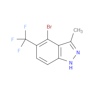 4-bromo-3-methyl-5-(trifluoromethyl)-1H-indazole