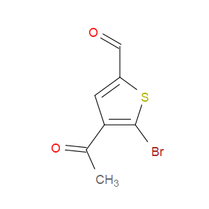 4-acetyl-5-bromothiophene-2-carbaldehyde