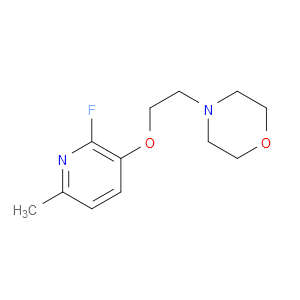 4-(2-((2-fluoro-6-methylpyridin-3-yl)oxy)ethyl)morpholine