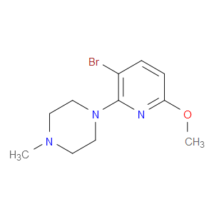 1-(3-bromo-6-methoxypyridin-2-yl)-4-methylpiperazine