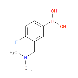 (3-((Dimethylamino)methyl)-4-fluorophenyl)boronic acid