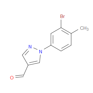 1-（3-溴-4-甲基苯基）-1H-吡唑-4-乙醛