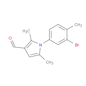 1-（3-溴-4-甲基苯基）-2,5-二甲基-1H-吡咯-3-乙醛