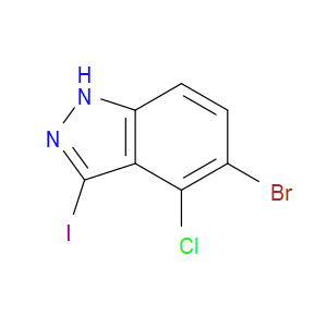5-Bromo-4-chloro-3-iodo-1H-indazole