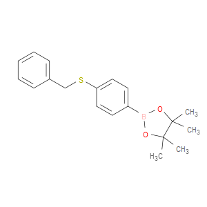 2-(4-(Benzylthio)phenyl)-4,4,5,5-tetramethyl-1,3,2-dioxab
