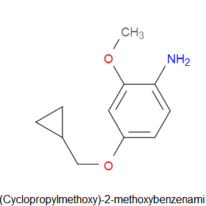4-(Cyclopropylmethoxy)-2-methoxybenzenamine