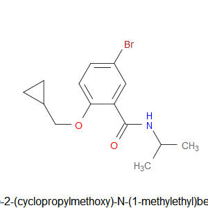 5-Bromo-2-(cyclopropylmethoxy)-N-(1-methylethyl)benzamide
