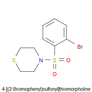 4-[(2-Bromophenyl)sulfonyl]thiomorpholine
