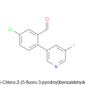 5-Chloro-2-(5-fluoro-3-pyridinyl)benzaldehyde