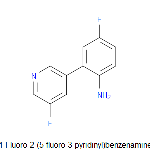 4-Fluoro-2-(5-fluoro-3-pyridinyl)benzenamine