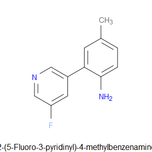 2-(5-Fluoro-3-pyridinyl)-4-methylbenzenamine